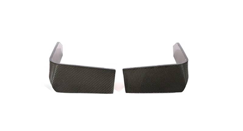 LDFREBCX Carbon Fiber Front Bumper Splitter Kompatibel for Audi MK3 2016 2017 2018 Auto Front Stoßstange Air Vent Kotflügel Flossen Vents Canards schneidet(2 PCS) von LDFREBCX