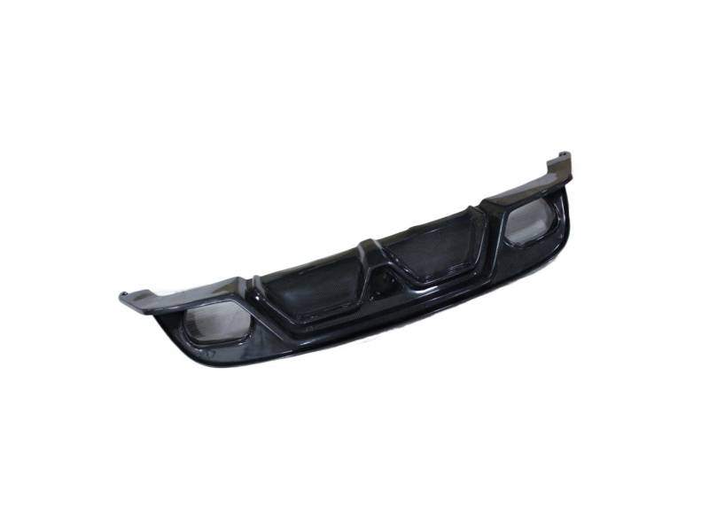 LDFREBCX Carbon Fiber Heckspoilerlippe Heckdiffusor mit Licht Kompatibel for Jaguar F-Type 2014-2018 Karosserie-Kits mit Vier Auslässen von LDFREBCX