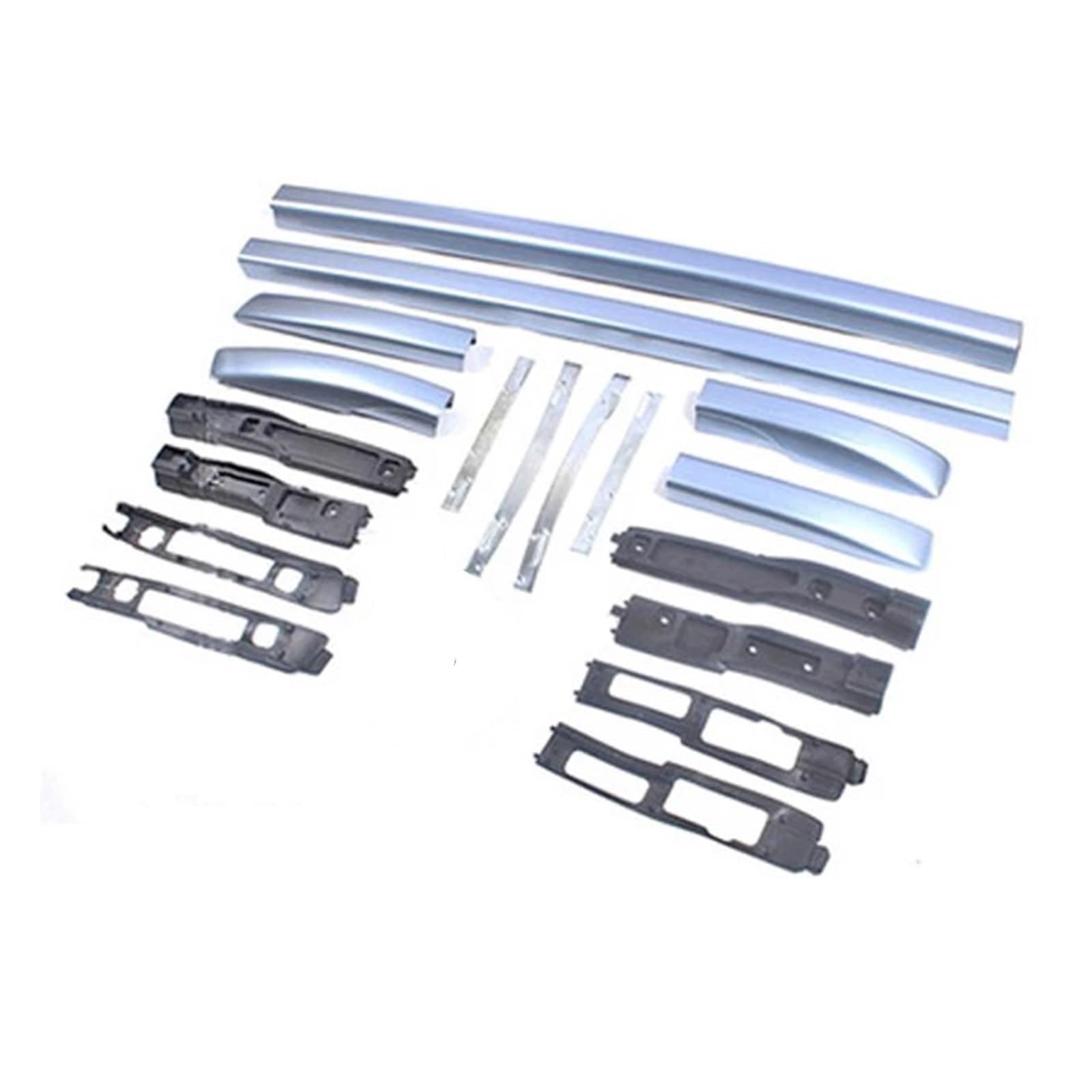 LDFREBCX Dachträger Dachreling Kompatibel for Citroen C4 Aircross 2013-2023 schwarz oder Silber OE Stil Reling Dachträger(Silver Color) von LDFREBCX
