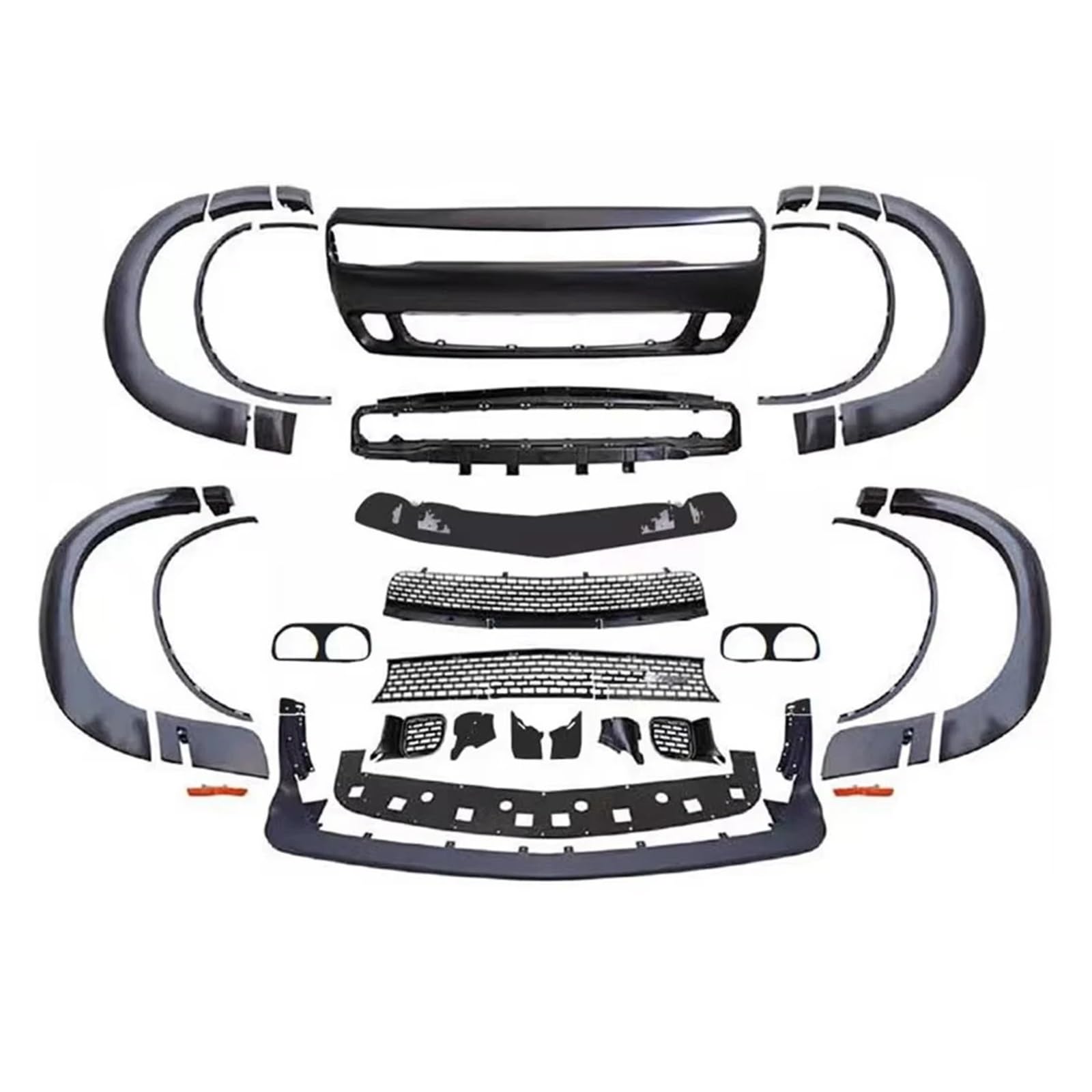 LDFREBCX Design Front Auto Stoßstange Motorhaube Original Body Kit Kompatibel for Dodge Challenger SRT 2015-2020 LDFREBCX Design Front Auto Stoßstange Motorhaube Original Body Kit Kompatibel for Dodge Challenger SRT 2015-2020 von LDFREBCX