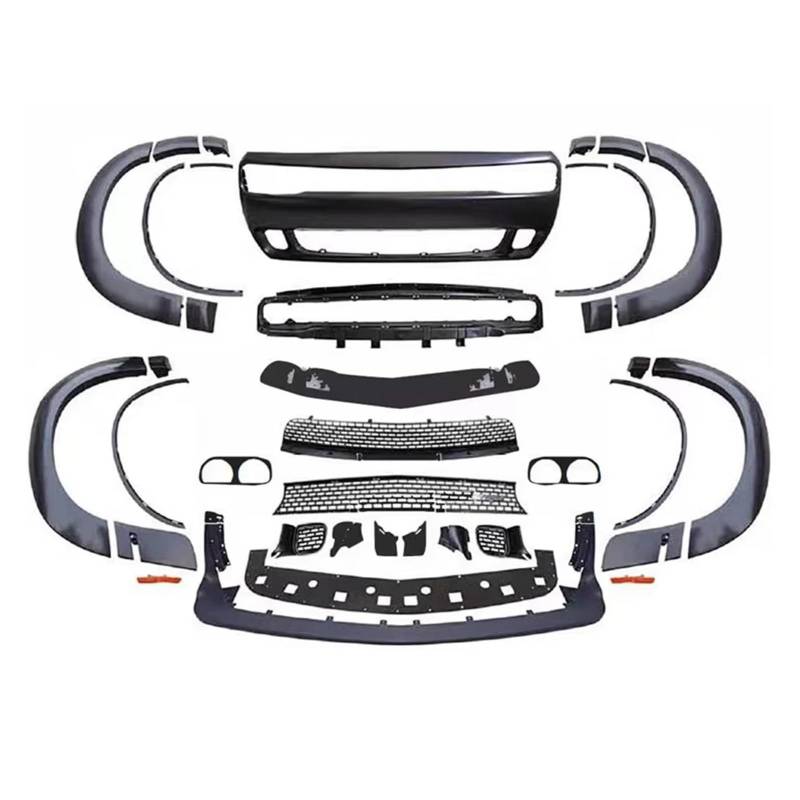LDFREBCX Design Front Auto Stoßstange Motorhaube Original Body Kit Kompatibel for Dodge Challenger SRT 2015-2020 von LDFREBCX