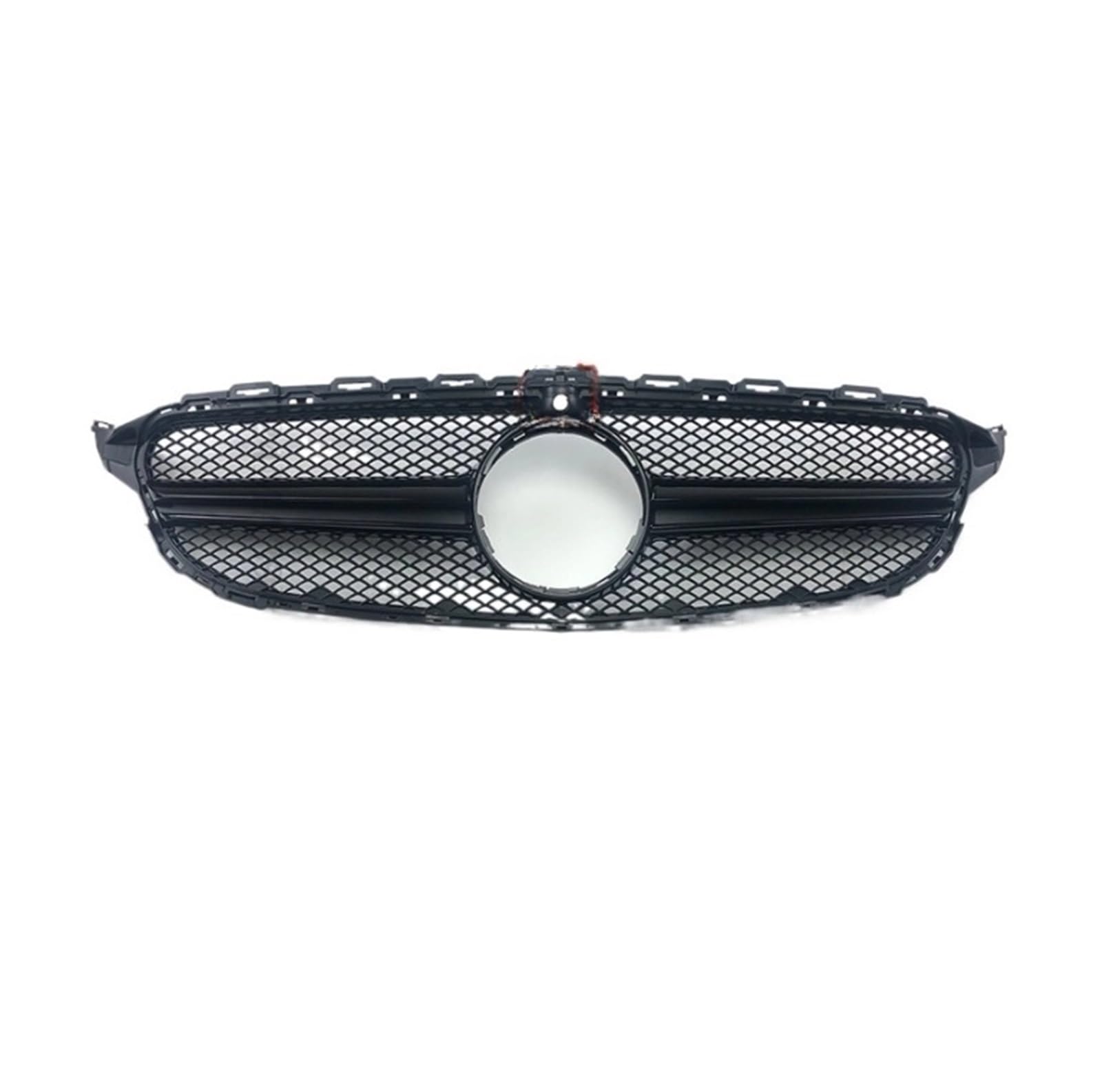LDFREBCX Diamant-Frontgrillgitter for die Stoßstange, kompatibel mit Mercedes W205 C C205 S205 2014–2021, kompatibel mit C200 C260 C180 C250 C300 AMG Tuning(14-18 AM Black -Cam) von LDFREBCX
