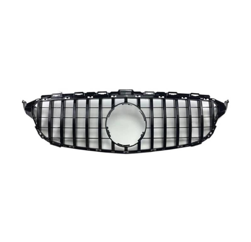 LDFREBCX Diamant-Frontgrillgitter for die Stoßstange, kompatibel mit Mercedes W205 C C205 S205 2014–2021, kompatibel mit C200 C260 C180 C250 C300 AMG Tuning(14-18 Silvery) von LDFREBCX