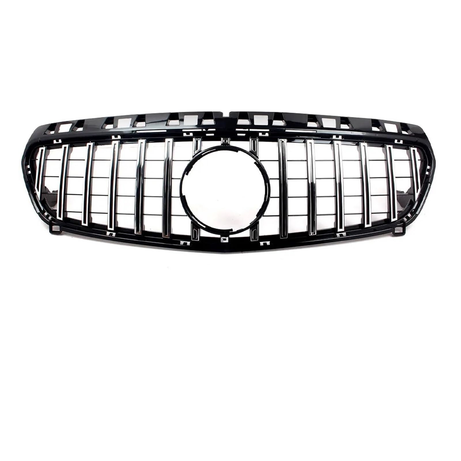 LDFREBCX Diamond GT Fronteinlassgitter Stoßstangengrill Haubengitter Facelift Tuning Kompatibel for Mercedes W176 Benz A A200 A180 A260 A45 2013-2018 Refit(13-15 GT Silvery) von LDFREBCX