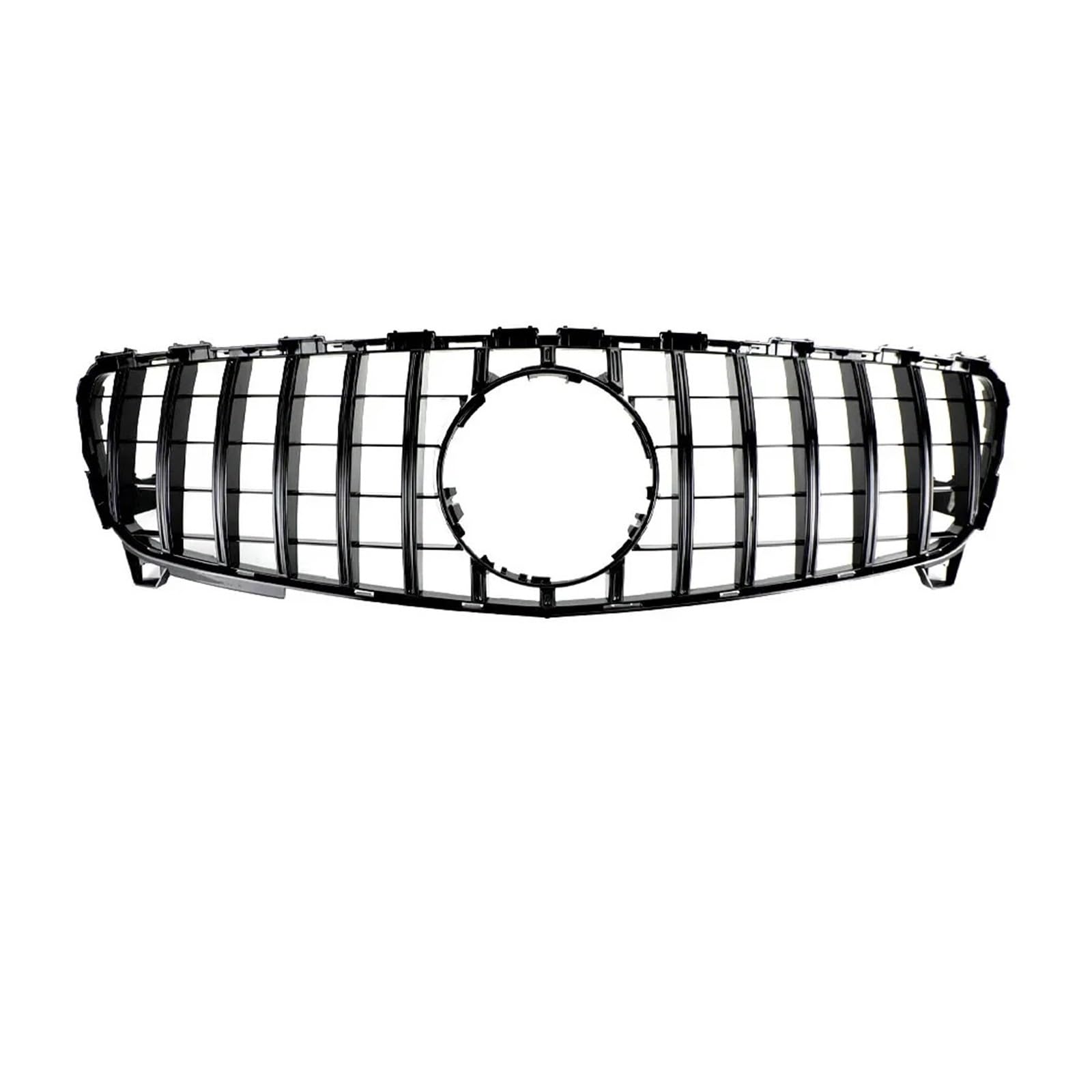 LDFREBCX Diamond GT Fronteinlassgitter Stoßstangengrill Haubengitter Facelift Tuning Kompatibel for Mercedes W176 Benz A A200 A180 A260 A45 2013-2018 Refit(16-18 GT Black) von LDFREBCX