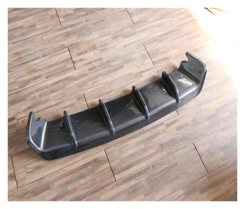 LDFREBCX Echte Carbonfaser-Frontstoßstangenlippe, Heckstoßstangendiffusor, Spoiler, kompatibel mit Porsche Cayenne 958.2 2015 2016 2017(Rear) von LDFREBCX