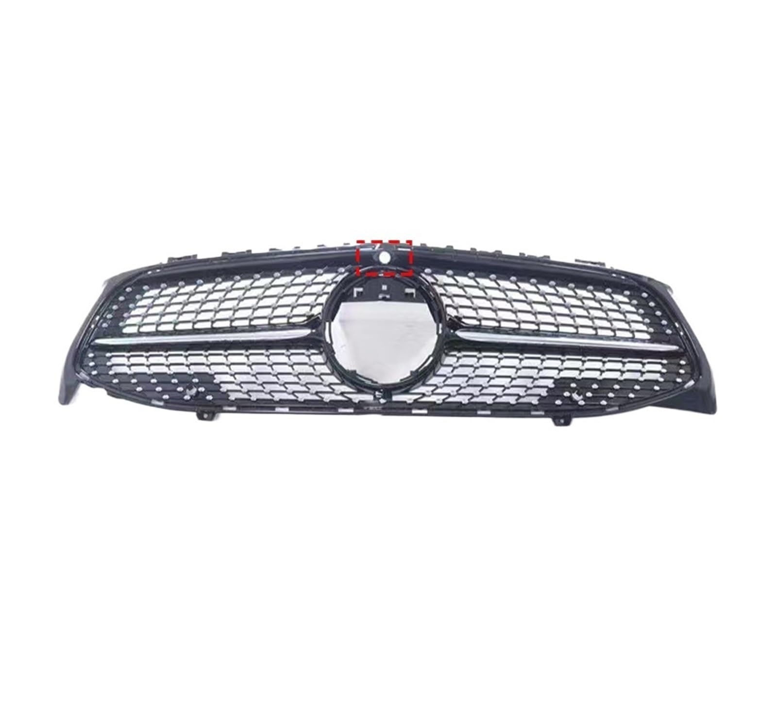 LDFREBCX Facelift Tuning Frontgrill Stoßstangengrill GT Diamond Mesh Kompatibel for Mercedes Benz CLA C117 W117 C118 W118 2013-2022 180 200 220 Kompatibel for CLA260(C118 Dia Black-Hole) von LDFREBCX