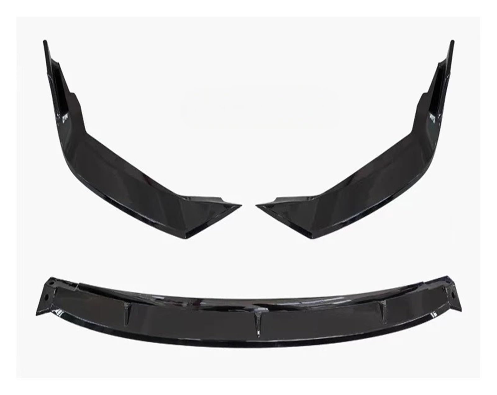 LDFREBCX Frontspoiler Kompatibel for Toyota Corolla 2019 2020 2021 Lippe Kinn Diffusor Deflektor Carbon Fiber Look Außen Trim(Matte Black) von LDFREBCX