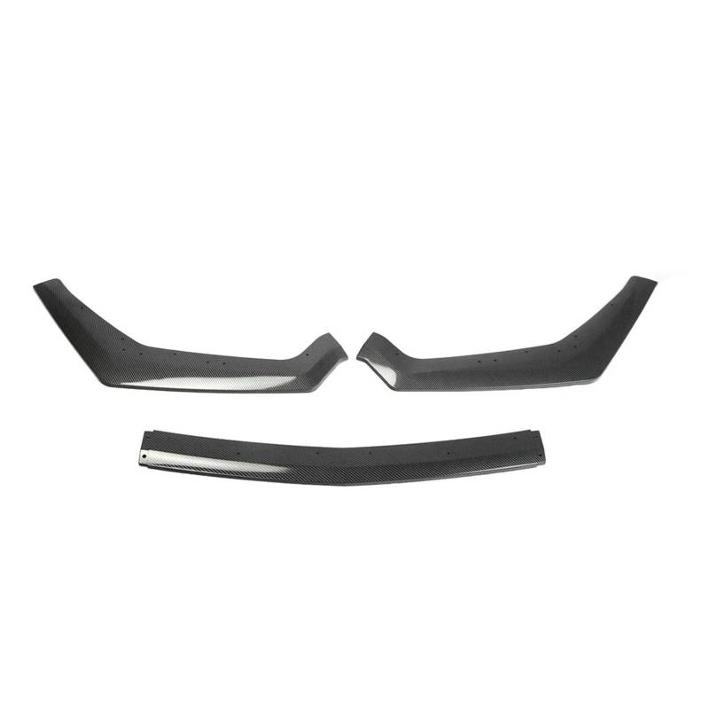 LDFREBCX Frontspoilerlippe Seitensplitter Deflektor Kompatibel for Mustang GT 2018-2021 Frontschürzenbrettschutz Autozubehör(Carbon Look) von LDFREBCX