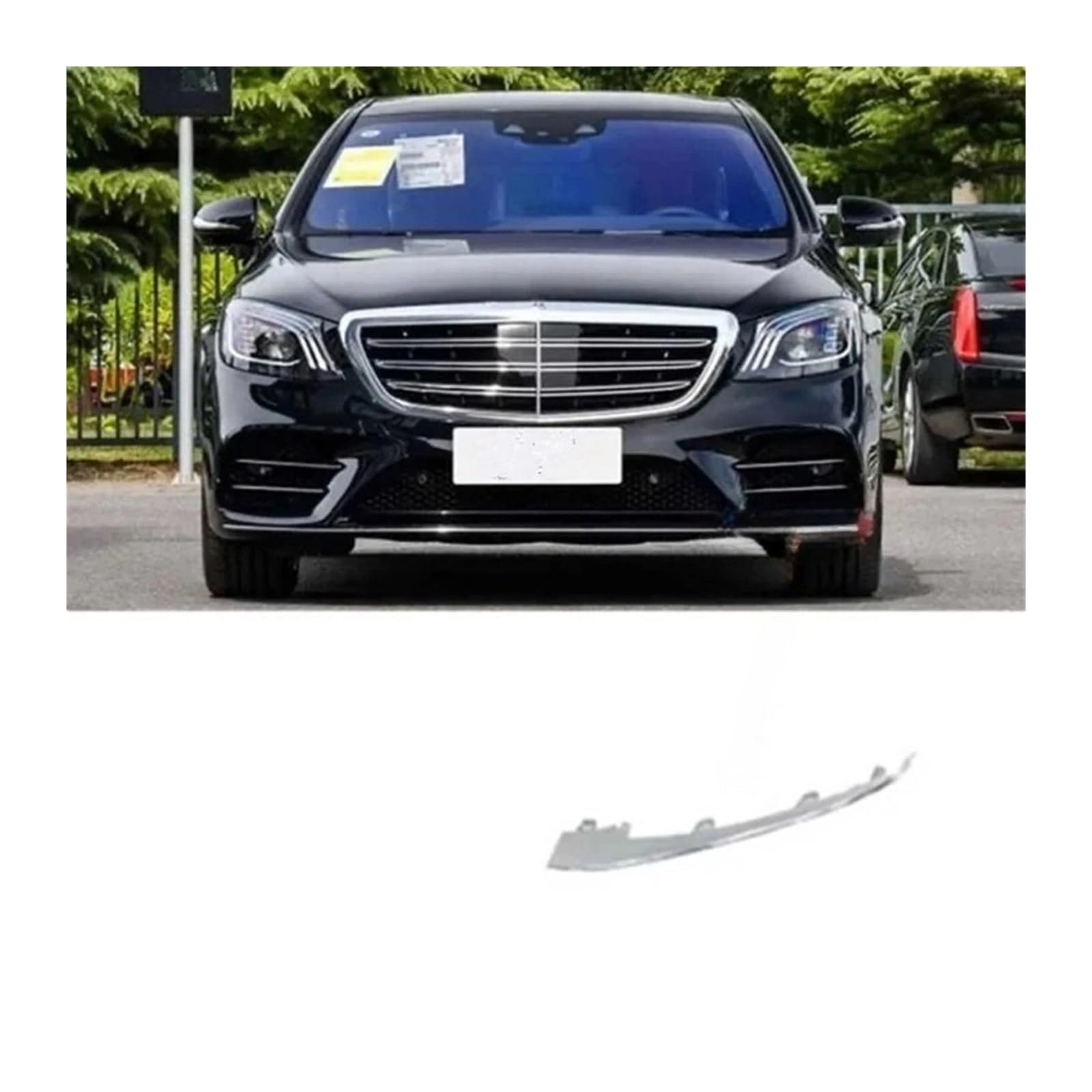 LDFREBCX Frontstoßstange Links/rechts untere Gittergitterverkleidung kompatibel for Mercedes-Benz W222 S450 S500 S560 S65 AMG 2018-2020(1pcs Trim Left) von LDFREBCX