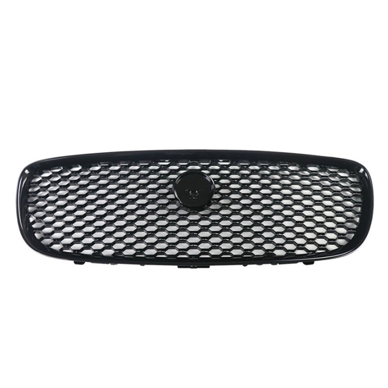 LDFREBCX Frontstoßstange Oberer Kühlergrill Mesh Gill Kompatibel for Jaguar XF XFL 2016-2019 Mittelpanel Styling Grille T2H3989 T2H3981(All Black) von LDFREBCX