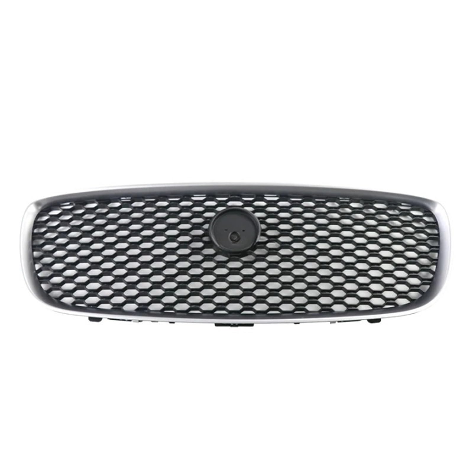 LDFREBCX Frontstoßstange Oberer Kühlergrill Mesh Gill Kompatibel for Jaguar XF XFL 2016-2019 Mittelpanel Styling Grille T2H3989 T2H3981(Matte Black) von LDFREBCX