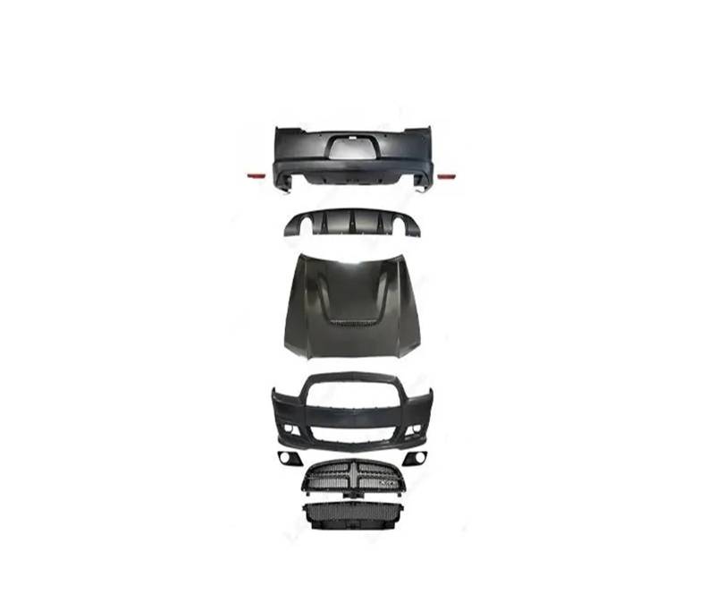 LDFREBCX Frontstoßstangen-Bodykit Kompatibel for Dodge Charger SRT 2008-2014 Bodykit Heckstoßstangenhaube for Kunststoff-Autoteile von LDFREBCX