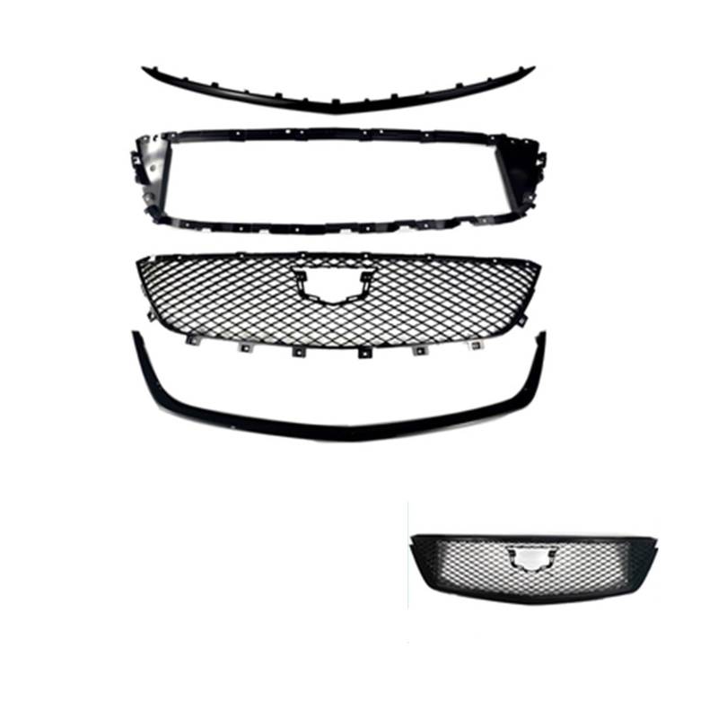 LDFREBCX Frontstoßstangengrill, kompatibel mit Cadillac CT5, Frontspoilerlippe, Autogrill, Gitter, Stoßstangengrill, Zierleiste(4pcs) von LDFREBCX