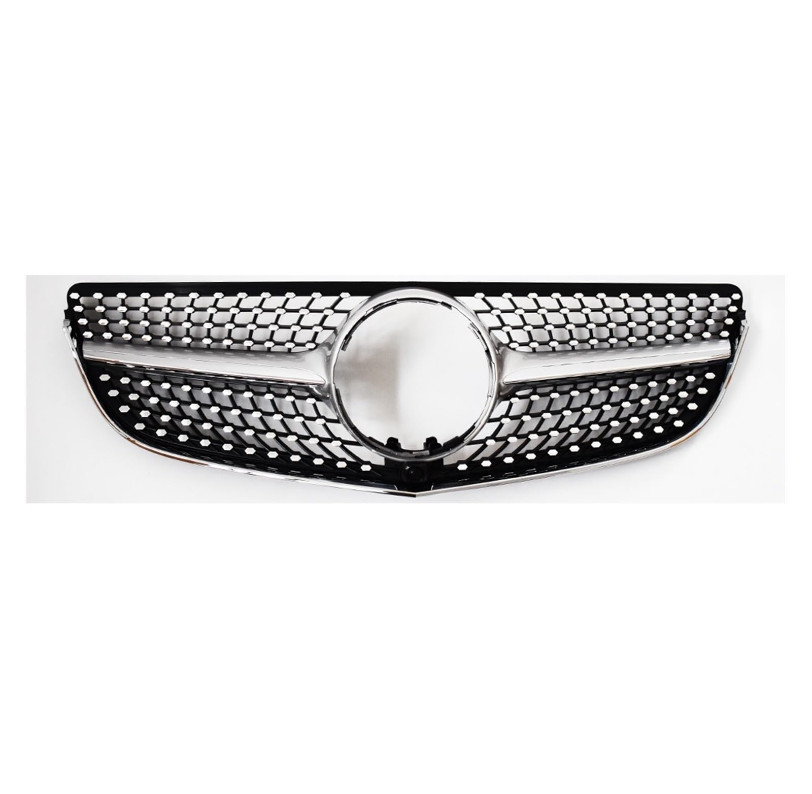 LDFREBCX Frontstoßstangengrill Einlassgitter Kühlergrill Racing Grid Facelift Kompatibel for Mercedes C207 W207 A207 E Coupe 2009-2016 Tuning(13-16 Diamond Silver) von LDFREBCX