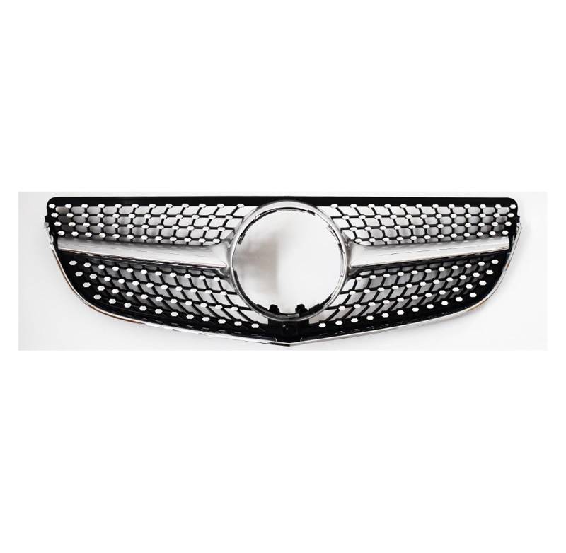 LDFREBCX Frontstoßstangengrill Einlassgitter Kühlergrill Racing Grid Facelift Kompatibel for Mercedes C207 W207 A207 E Coupe 2009-2016 Tuning(13-16 Diamond Silver) von LDFREBCX