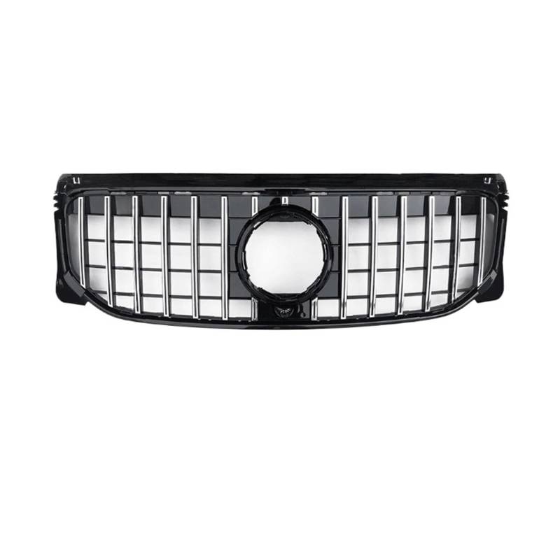 LDFREBCX GT Diamond Frontgrill Stoßstangeneinlassgitter Haubengitter Kompatibel for Mercedes Benz GLB X247 W247 2019-2022 220 250 AMG Line Tuning(GT Silvery) von LDFREBCX