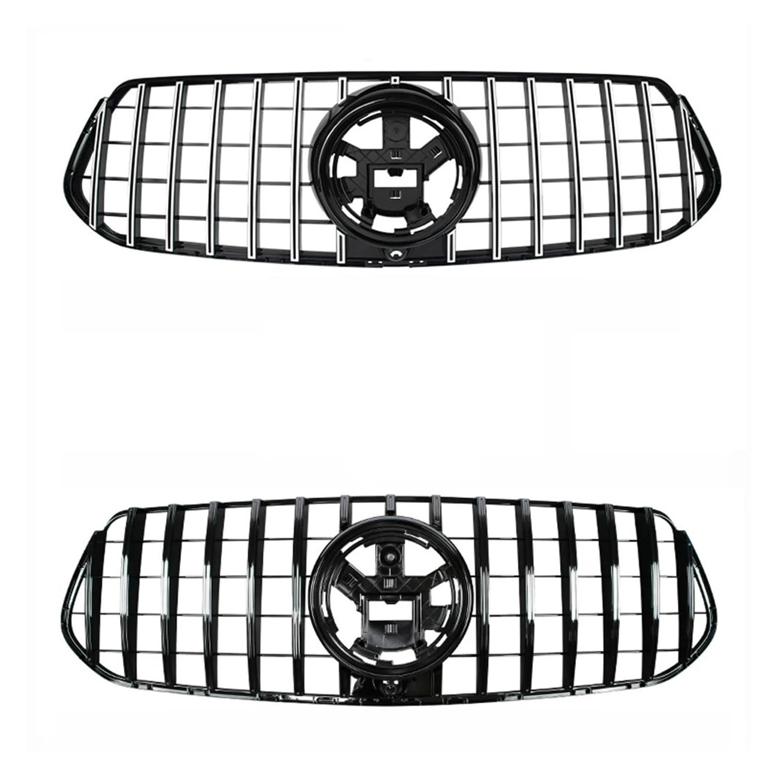 LDFREBCX GT Style Mittelgrill Stoßstangengrill Haubengitter Facelift Kompatibel for Mercedes gle w167 c167 gls x167 gle350 300d 450(Gls x167 Black) von LDFREBCX