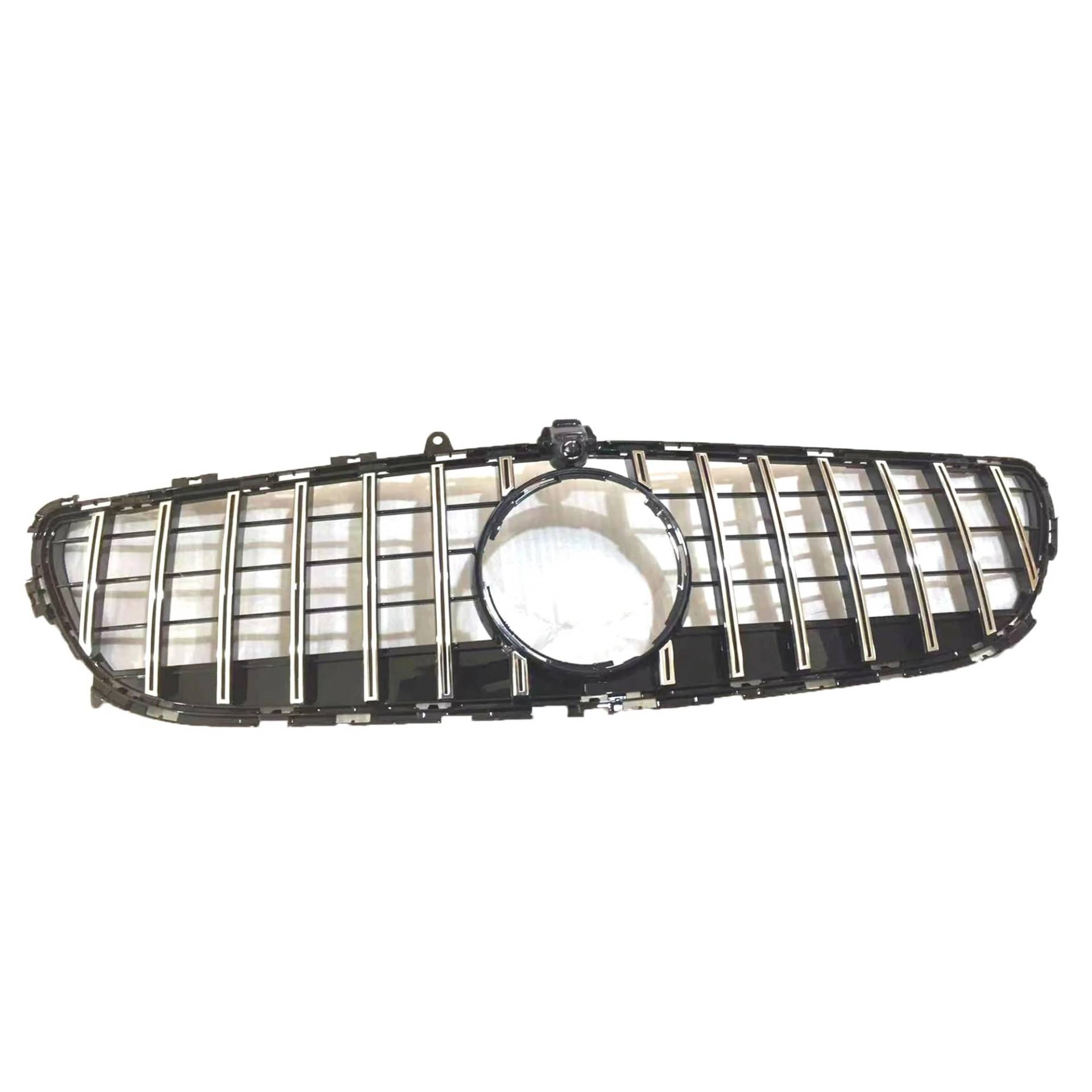 LDFREBCX Grill Kühlergrill Kompatibel for Mercedes Benz W218 CLS 2015-2018 Kompatibel for CLS260 CLS300 CLS320 CLS350 CLS400 CLS500 GT Auto Obere Stoßstange Haube Mesh(Silver1) von LDFREBCX