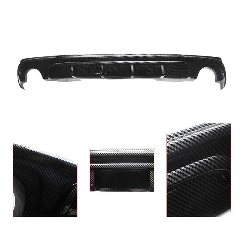 LDFREBCX Heckdiffusor Kompatibel for Lexus is IS250 IS350 2006-2012 4DR Glanz Schwarz Heckspoiler Lip Diffusor Spoiler(Carbon Fiber Coating) von LDFREBCX