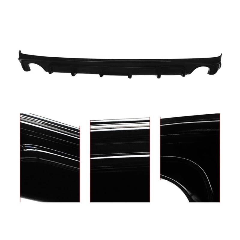 LDFREBCX Heckdiffusor Kompatibel for Lexus is IS250 IS350 2006-2012 4DR Glanz Schwarz Heckspoiler Lip Diffusor Spoiler(Gloss Black) von LDFREBCX