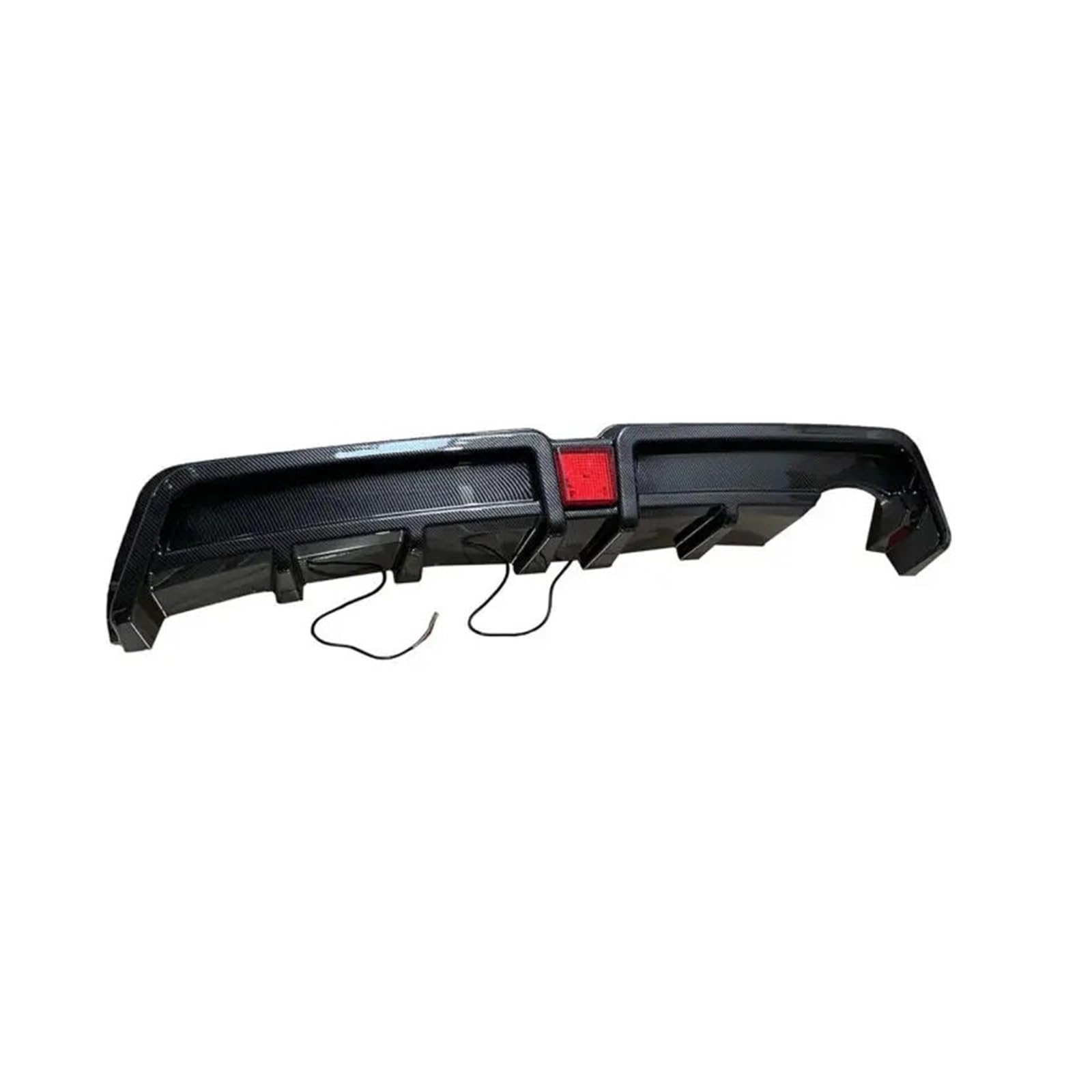 LDFREBCX Heckdiffusor mit LED-Carbonfaser-Stil, kompatibel mit Civic 4-türig, for 2006–2011, Heckstoßstangendiffusor, Spoilerplatte, Splitter LDFREBCX Heckdiffusor mit LED-Carbonfaser-Stil, kompatibel mit Civic 4-türig, for 2006–2011, Heckstoßstangendiffusor, Spoilerplatte, Splitter von LDFREBCX
