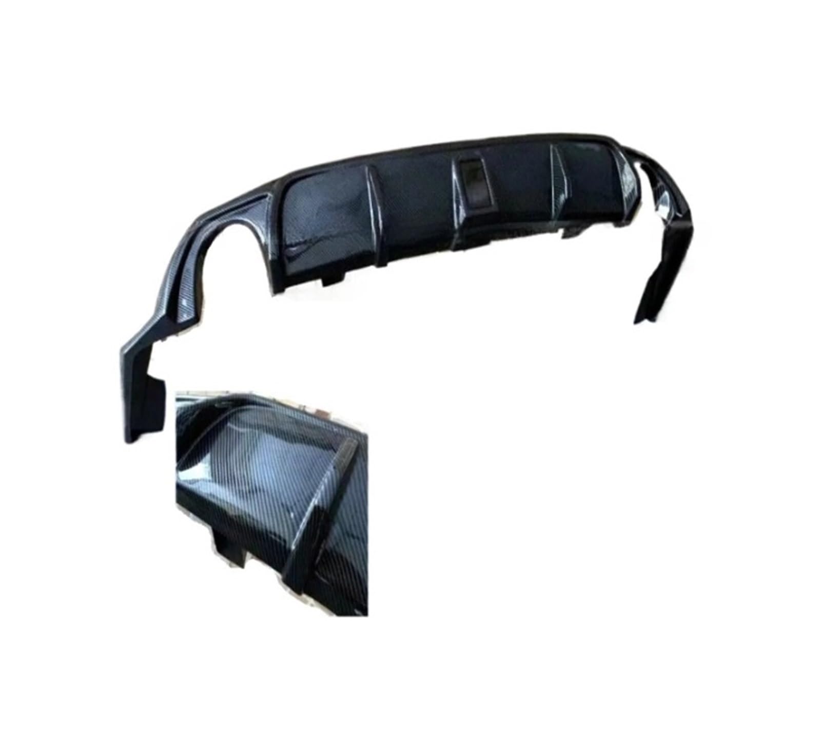 LDFREBCX Heckspoiler-Diffusorlippe Kompatibel for Mazda 3 Axela for 2020-2022 ABS-Kohlefaserfarbe Heckspoilerlippe(Carbon Fiber) von LDFREBCX