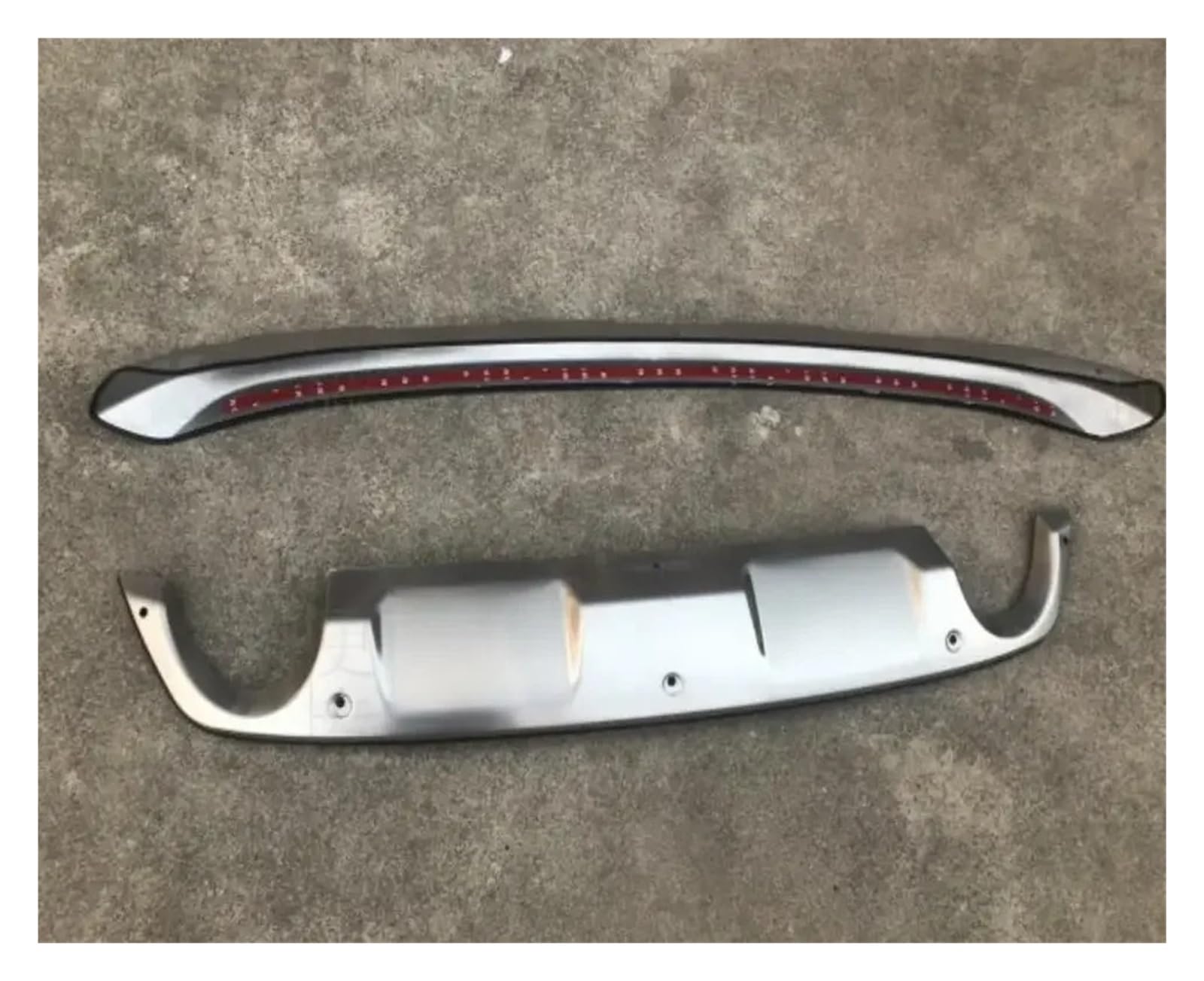 LDFREBCX Heckstoßstange kompatibel for Mazda CX-3 und Heckstoßstangen-Unterfahrschutzplatte kompatibel for Mazda CX-3 for 2015 2016(C 2 PCS) von LDFREBCX
