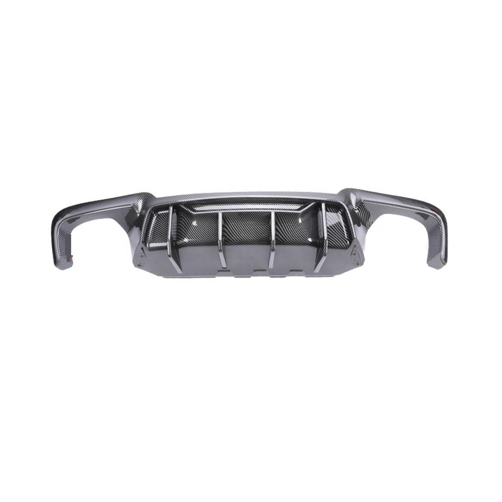 LDFREBCX Heckstoßstangen-Diffusor-Spoiler, Competition V-Typ-Stil, glänzend schwarz, kompatibel for F10 F11 F18 M Sport Tech 2010–2016(Black V Type) von LDFREBCX