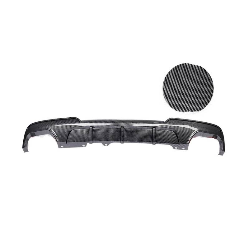 LDFREBCX Heckstoßstangen-Diffusor-Spoiler, Competition V-Typ-Stil, glänzend schwarz, kompatibel for F10 F11 F18 M Sport Tech 2010–2016(Carbon 4 Out) von LDFREBCX