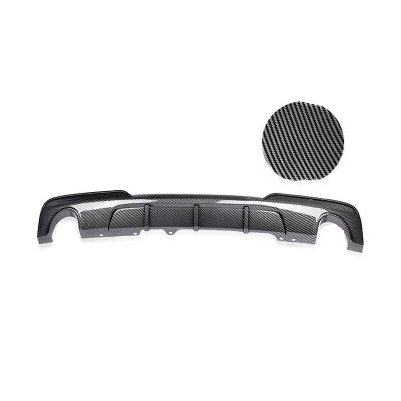 LDFREBCX Heckstoßstangen-Diffusor-Spoiler, Competition V-Typ-Stil, glänzend schwarz, kompatibel for F10 F11 F18 M Sport Tech 2010–2016(Carbon Single 2 Out) von LDFREBCX