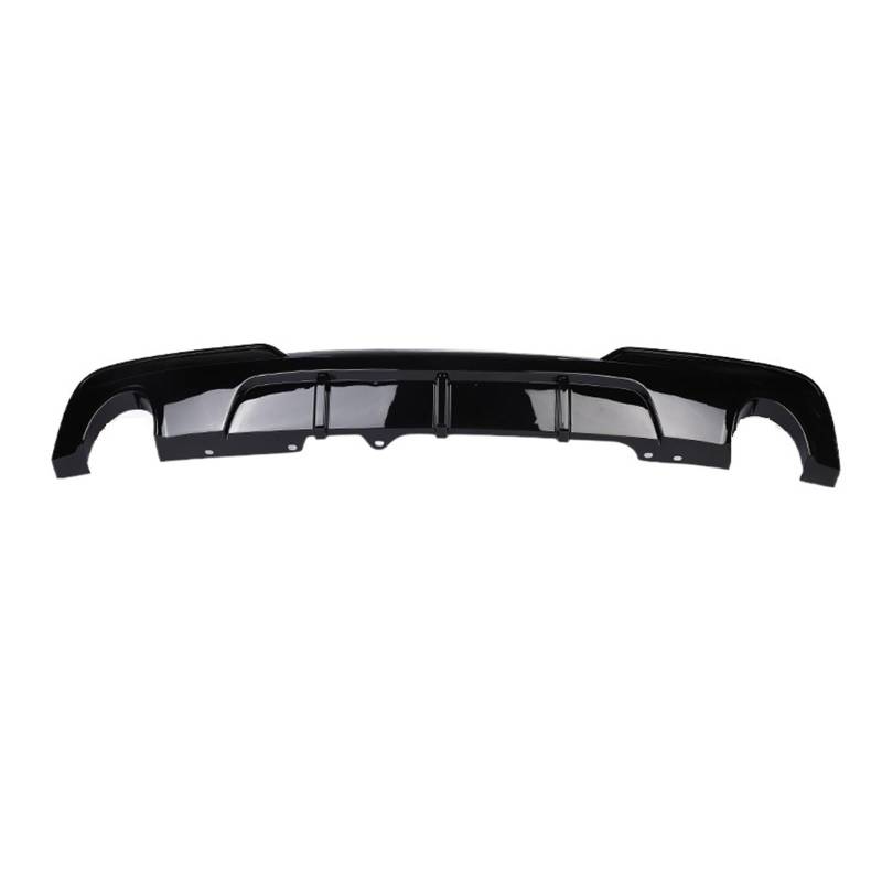 LDFREBCX Heckstoßstangen-Diffusor-Spoiler, Competition V-Typ-Stil, glänzend schwarz, kompatibel for F10 F11 F18 M Sport Tech 2010–2016(Double Single Out) von LDFREBCX