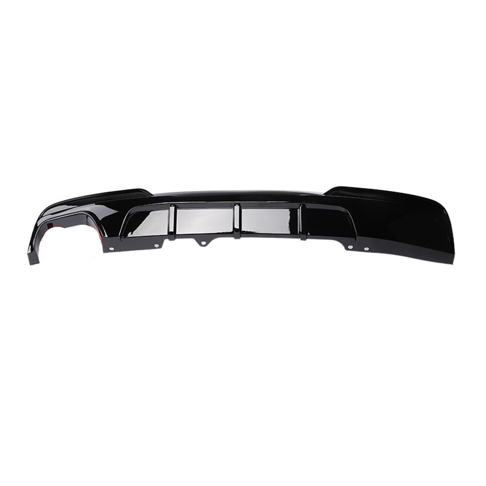 LDFREBCX Heckstoßstangen-Diffusor-Spoiler, Competition V-Typ-Stil, glänzend schwarz, kompatibel for F10 F11 F18 M Sport Tech 2010–2016(Single Dual Out) von LDFREBCX