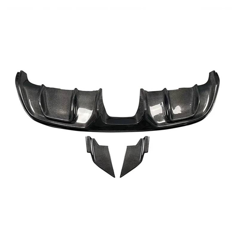 LDFREBCX Heckstoßstangendiffusor Kompatibel for Jaguar Carbon Fiber Heckspoiler Splitter Schutzhülle Kleine Surround Body Kit Dekoration von LDFREBCX