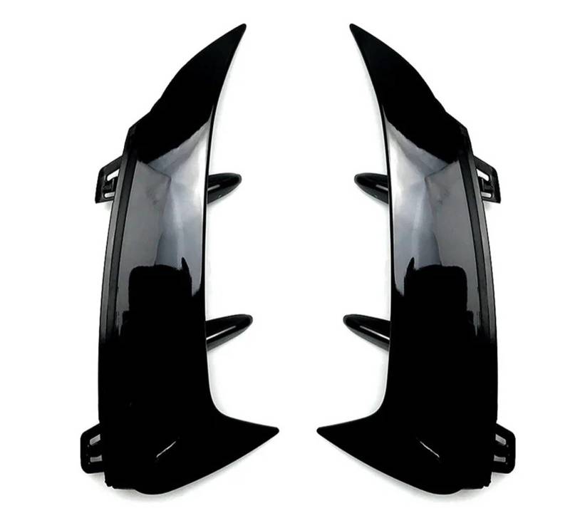 LDFREBCX Hinten Canards Kompatibel for Mercedes Benz Klasse A W177 A180 A200 A250 Sport Hatchback 2019UP ABS Schwarz Auto Air Fender Scoop Spoiler(Glossy black1) von LDFREBCX