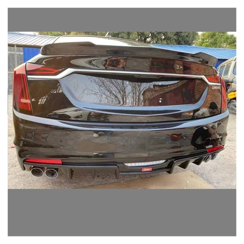 LDFREBCX Kompatibel for Cadillac ATSL CT5 CT6 CT4 XT5 XTS Modifikation V Lip Gt Heckstoßstange 4 Schwanz Kehle(Compatible for Ct6 Illuminated Blac1) von LDFREBCX