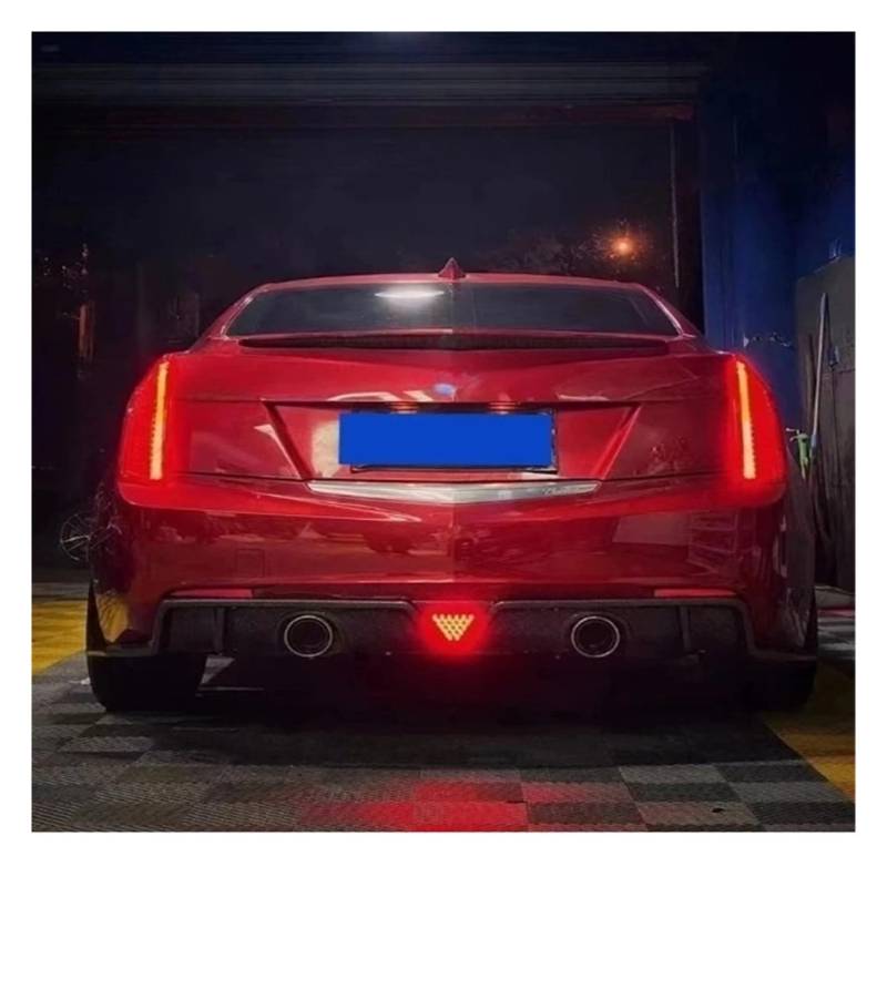LDFREBCX Kompatibel for Cadillac ATSL CT5 CT6 CT4 XT5 XTS Modifikation V Lip Gt Heckstoßstange 4 Schwanz Kehle(Xts Shiny Black Ly R) von LDFREBCX