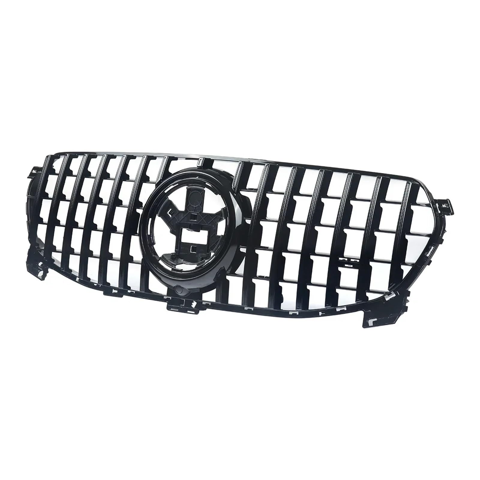 LDFREBCX Kompatibel for Kühlergrill W167 2020-2022 Kühlergrill Stoßstange Grill Haube Mesh Kompatibel for Mercedes-Benz C167 X167 GLE350 300d 450(Glossly Black) von LDFREBCX