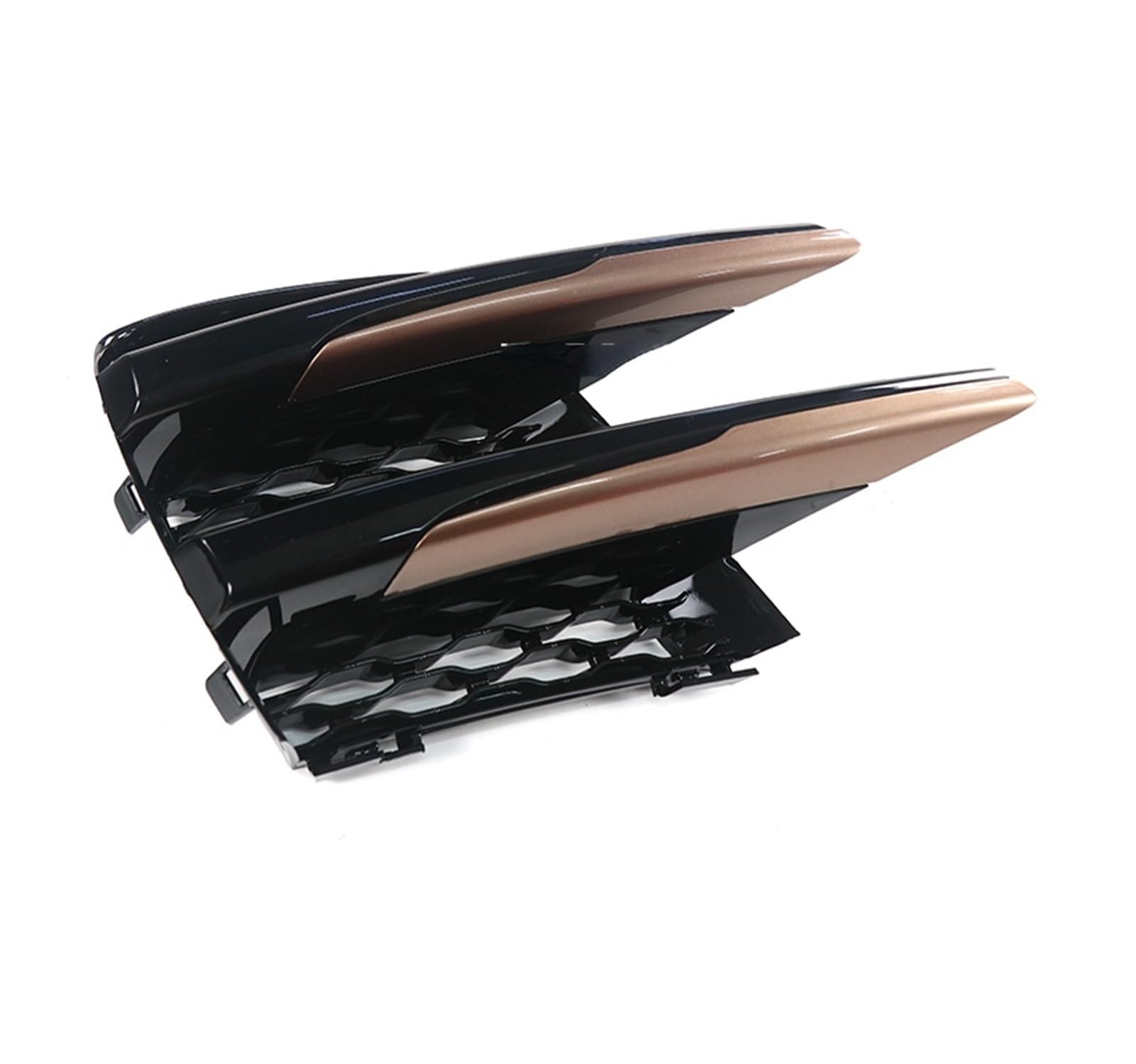 LDFREBCX Kompatibel for Land Rover Range Rover Velar L560 Nebelscheinwerfer-Lampenabdeckung, Stoßstangengrillverkleidung, LR093470, LR093471, Nebelscheinwerferschatten(LR093470-B) von LDFREBCX