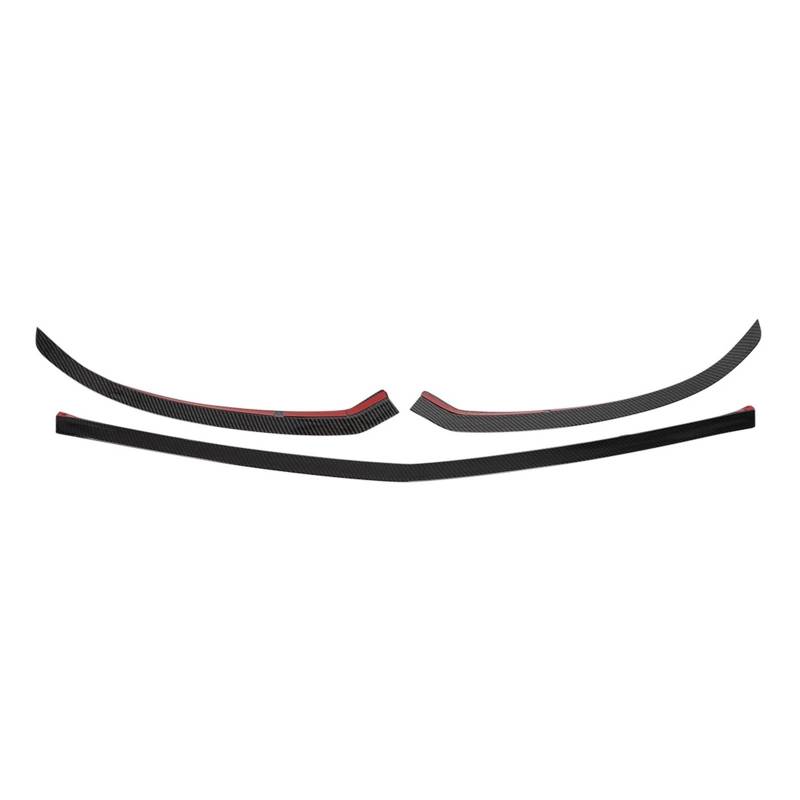 LDFREBCX Kompatibel for Mercedes-Benz A Klasse W177 A180 A200 A220 A250 AMG 2019-2022 Spoiler Front Lower Bumper Lip Splitter Canard Trim(CF Look) von LDFREBCX