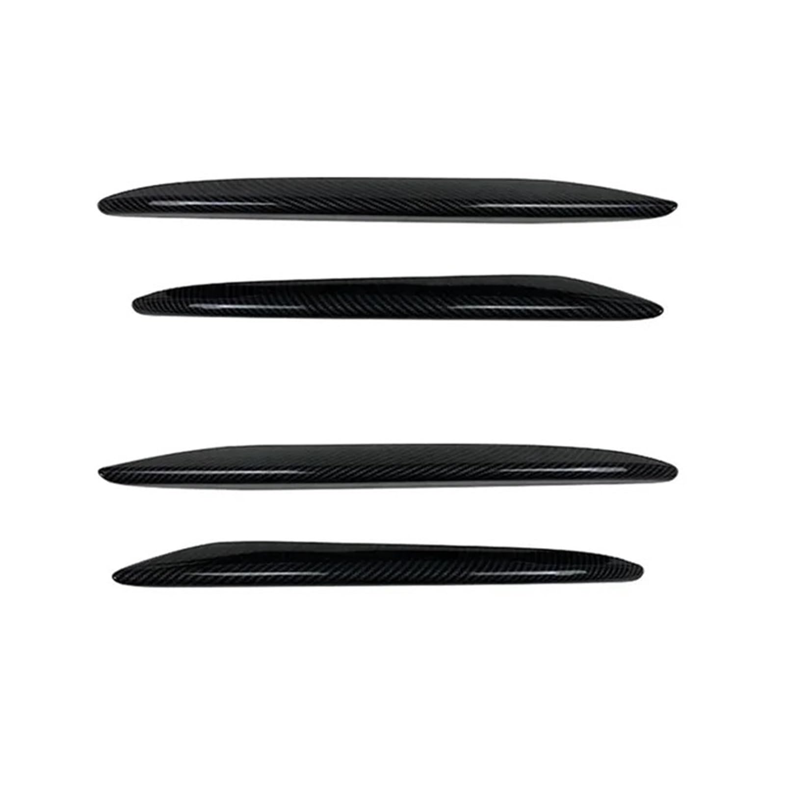 LDFREBCX Kompatibel for Mercedes Benz E-Klasse W213 Auto Frontstoßstange Lip Splitter Nebelscheinwerfer Trim for AMG LINE 4-TÜRER Limousine/Kombi(Carbon Look Down) von LDFREBCX