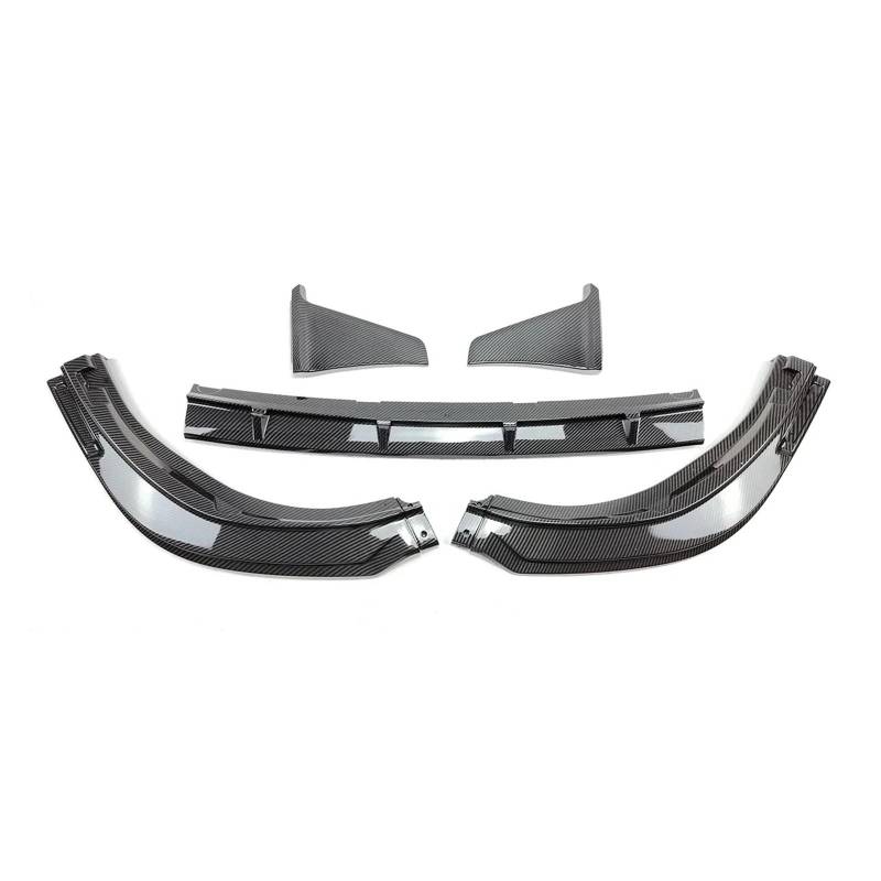 LDFREBCX Kompatibel for Toyota Camry SE XSE 2018-2023 Sport Frontspoilerlippe Splitter Glänzend Schwarz Carbon Fiber Look Body Kit(CF Look) von LDFREBCX