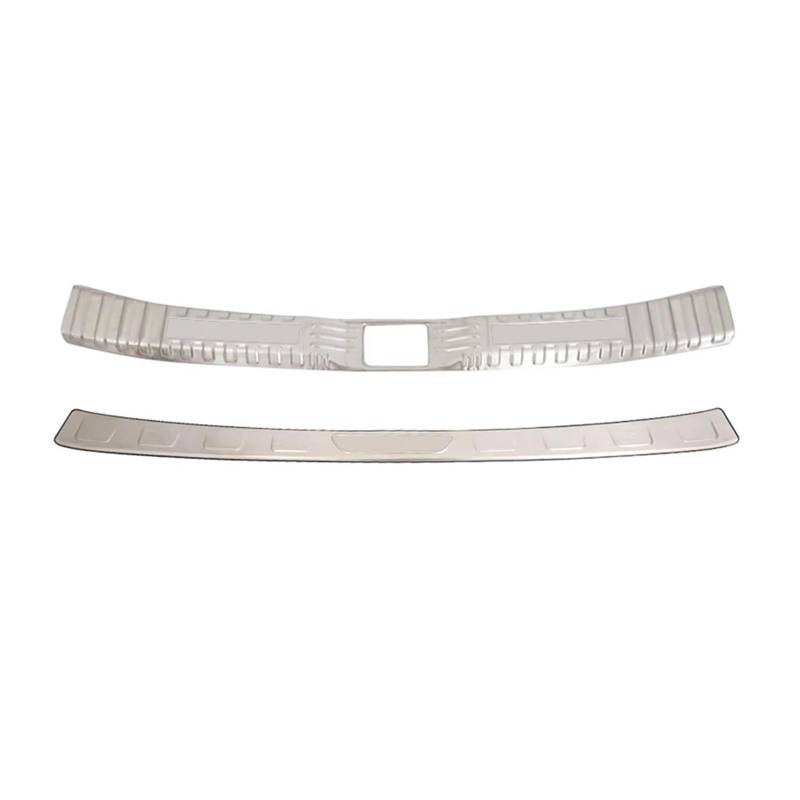 LDFREBCX Kompatibel for Toyota RAV4 2019-2024 Silber Schwarz Hinten Stamm Innen Außen Stoßstange Platte Skid Protector Schutz Abdeckung(Silver) von LDFREBCX