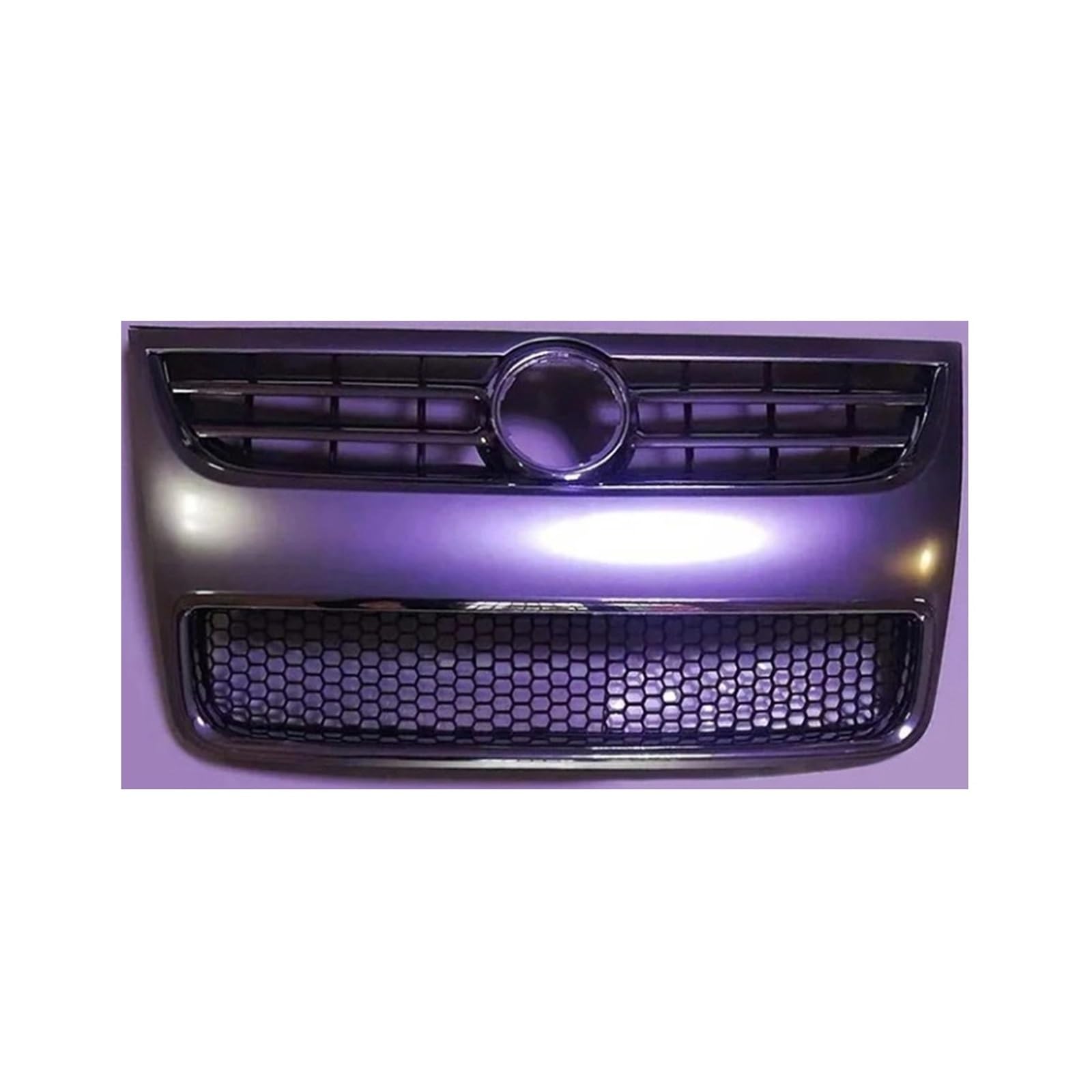 LDFREBCX Kompatibel for VW Alt for 2007-2010 Front Gesicht Mesh Stoßstange Lufteinlass Belüftung und Wärmeableitung Grille Maske 7L6853651K(Bright) von LDFREBCX