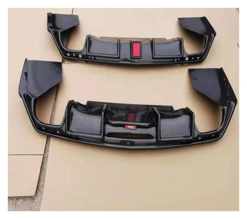 LDFREBCX Kompatibel mit Cadillac Atsl CT4 CT5 CT6, modifizierten Teilen, Spoiler, Lippe, V-Schwanzgeräuschen, Heckstoßstange aus Kohlefaser(Compatible for Ct5 Square Lamp Tria) von LDFREBCX