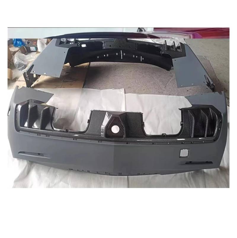 LDFREBCX Kompatibel mit Cadillac Atsl CT4 CT5 CT6, modifizierten Teilen, Spoiler, Lippe, V-Schwanzgeräuschen, Heckstoßstange aus Kohlefaser(Gt Rear Bumper Assem) von LDFREBCX