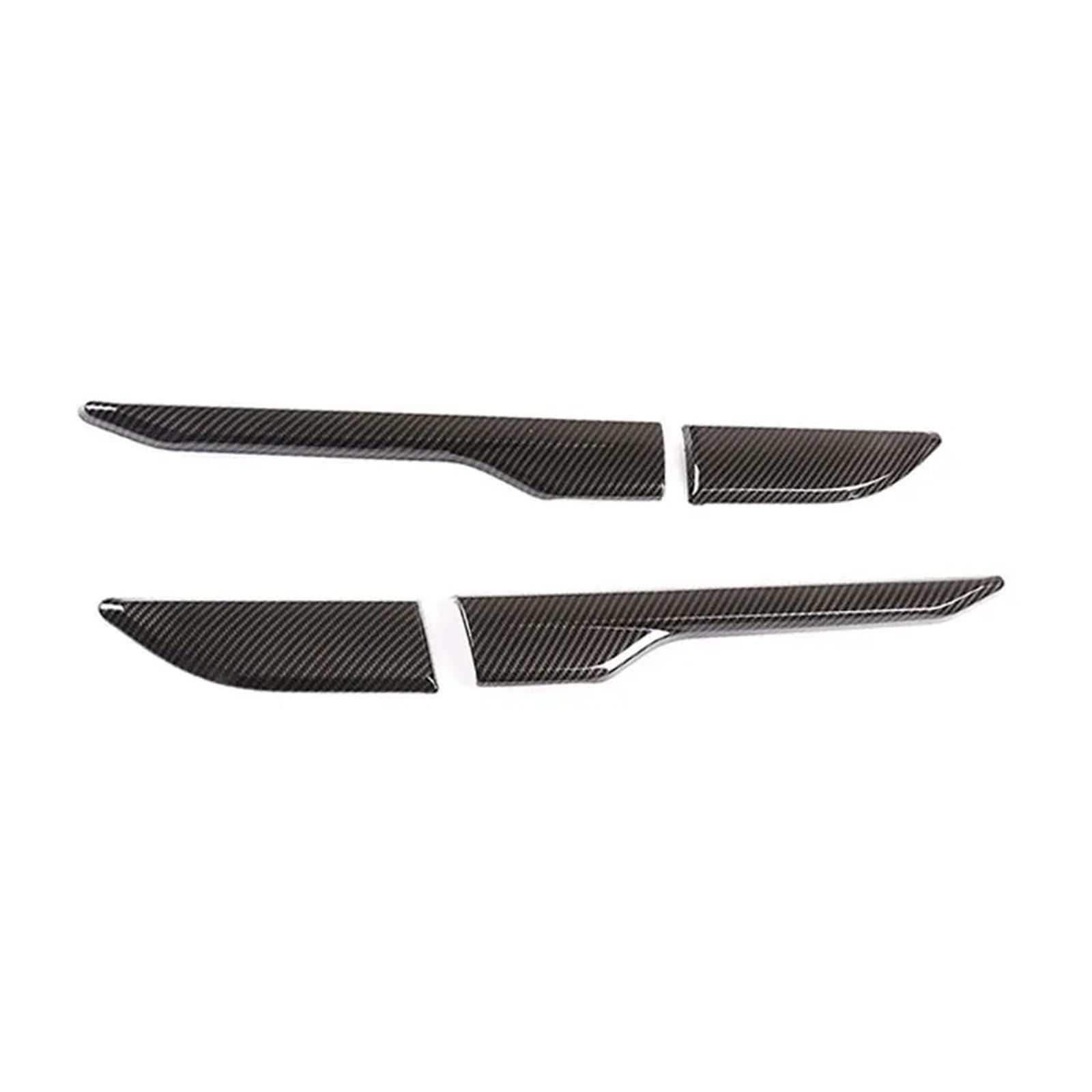LDFREBCX Kompatibel mit Land Rover Range Rover Evoque 2012-2018 Auto-Kotflügel-Seitenlüftungsauslassabdeckung Schutzverkleidung(Carbon Texture) von LDFREBCX
