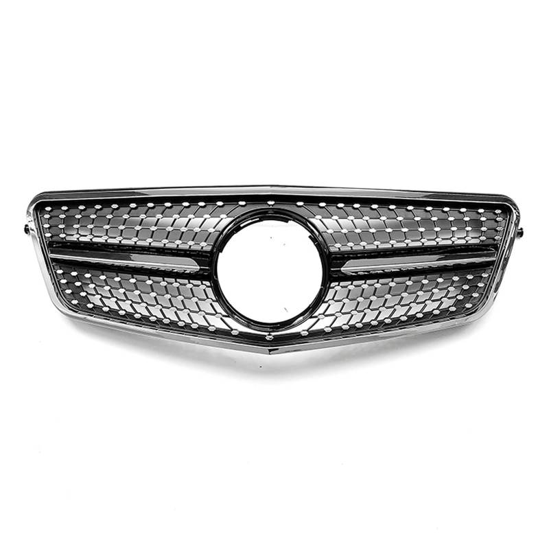 LDFREBCX Kühlergrill, kompatibel for Mercedes Benz E-Klasse W212 2010–2013, kompatibel for E250 E300 E350 E500 E550, 4-türiges oberes Stoßstangenhaubengitter(Black1) von LDFREBCX