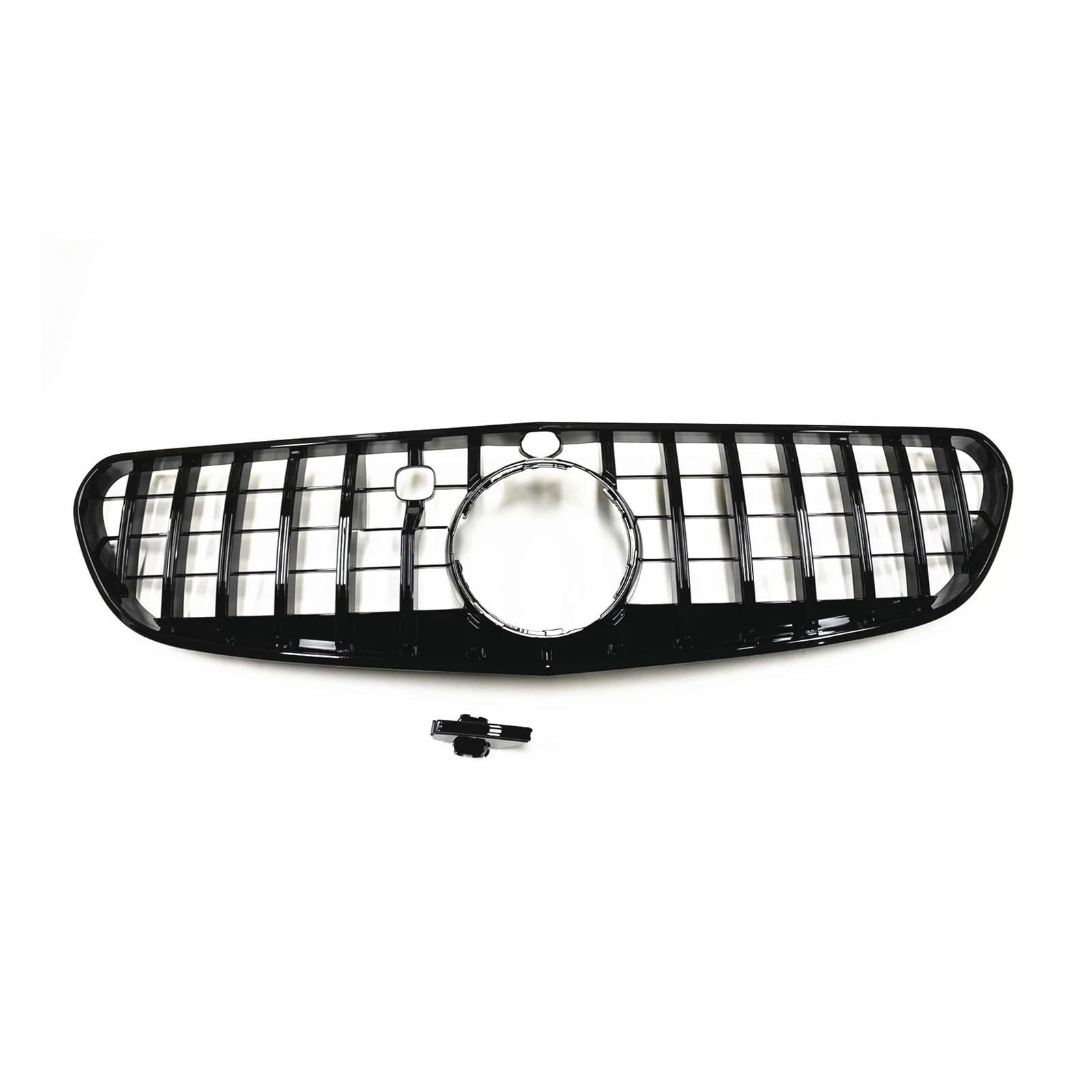 LDFREBCX Kühlergrill, kompatibel mit Mercedes-Benz C217 W217 S Coupé-Klasse 2015–2017, kompatibel mit S500 GT, Auto-Netzgitter-Kit for die obere Stoßstangenhaube(Black1) von LDFREBCX