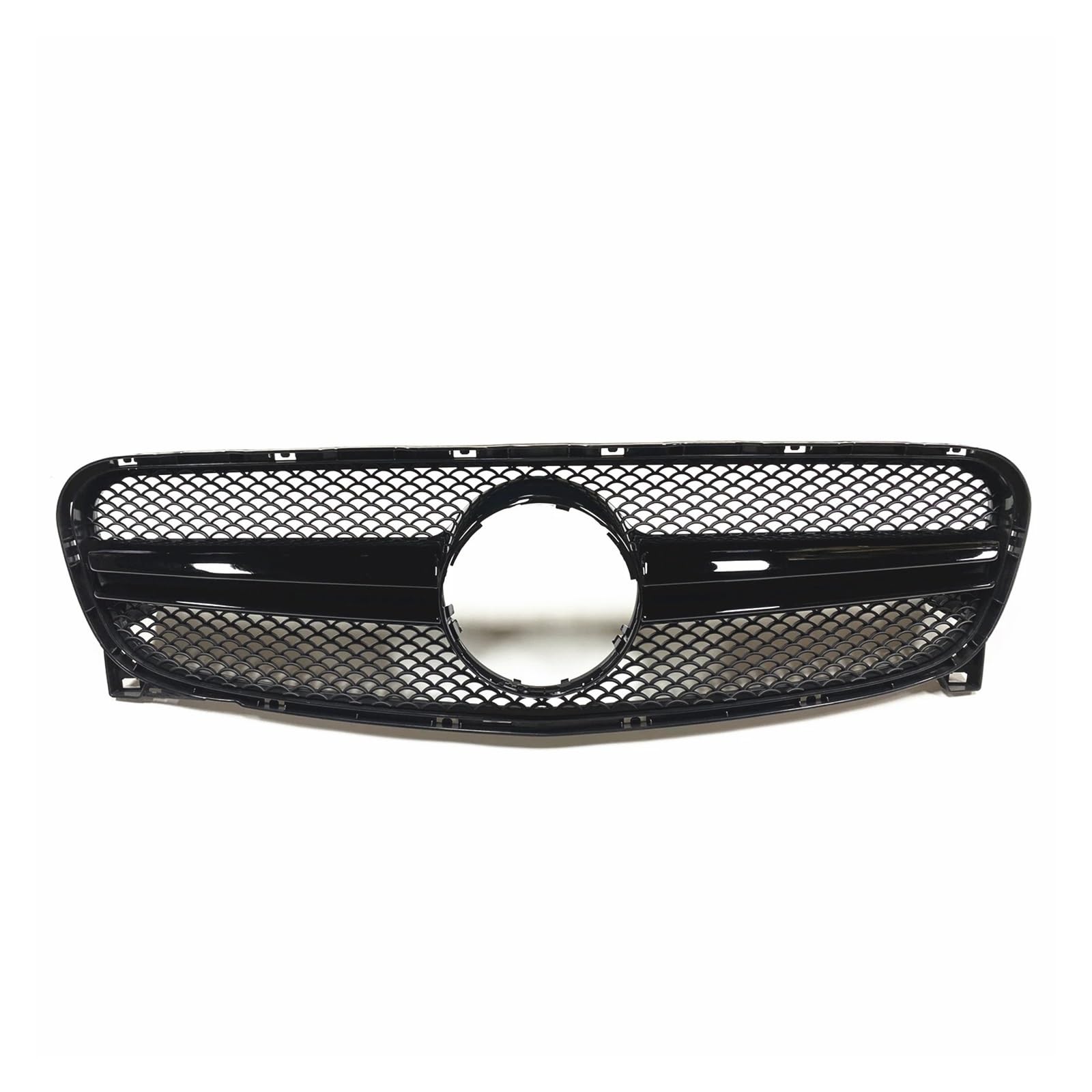 LDFREBCX Kühlergrill, kompatibel mit Mercedes Benz GLA-Klasse X156 AMG 2014–2016, kompatibel mit GLA180, GLA200, GLA250, oberes Stoßstangenhauben-Netzgitter(Black1) von LDFREBCX